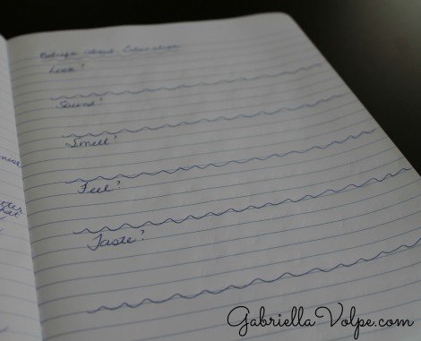 Listing the 5 senses to help with writing your family's homeschool philosophy
