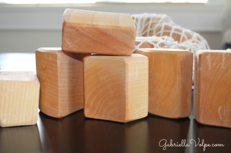Waldorf blocks natural for mult-isensory play