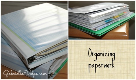 Binders for paperwork - Organizing for the child with special needs