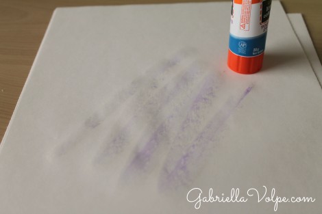 Colored glue - cutting and pasting for the child with special needs