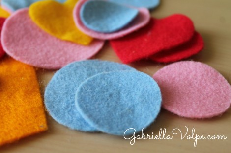 Felt shapes - Shapes for the child with special needs