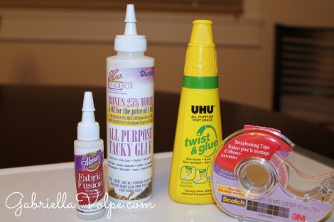 Variety of glues - Cutting and pasting for the child with special needs