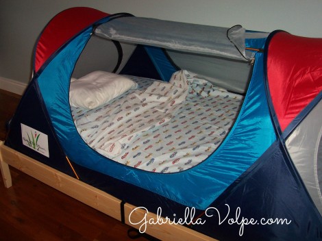 adapted bed tent for the child with special needs