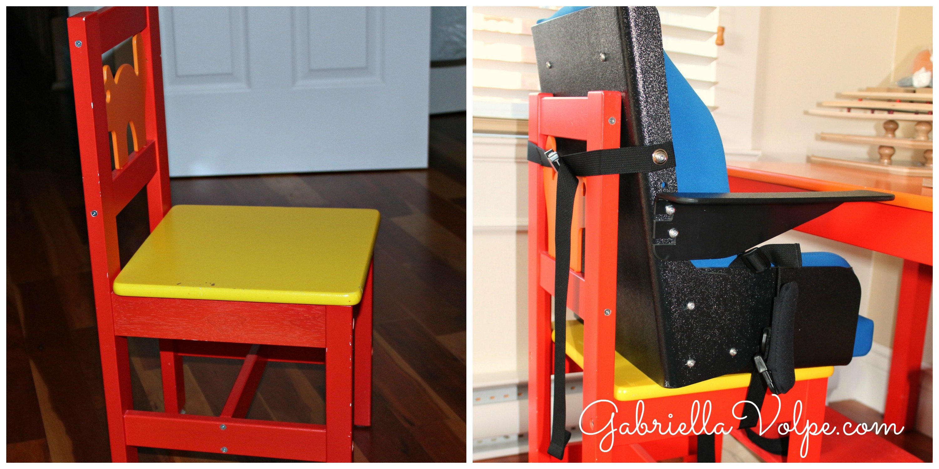 adapted insert Furniture for the child with special needs GABRIELLA VOLPE, B.Ed.
