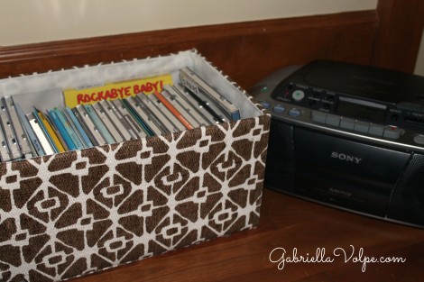 cd storage - organizing for the child with special needs