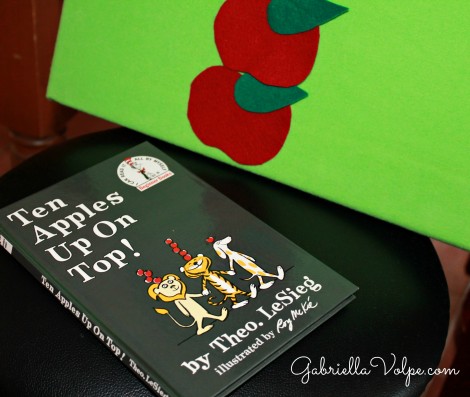 flannel board tips for children with special needs - board propped up