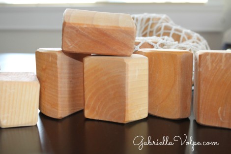 irregular wooden blocks natural - toys for the child with special needs