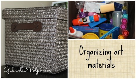 organizing art materials - organizing for the child with special needs