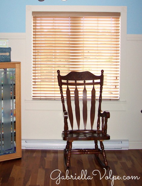 reading chair - sharing stories with a child with special needs