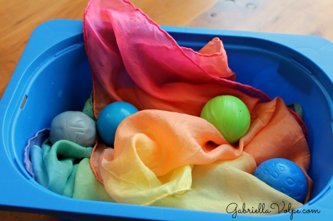 sensory bin for child with special needs