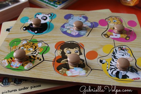 small knobbed puzzles - toys for the child with special needs