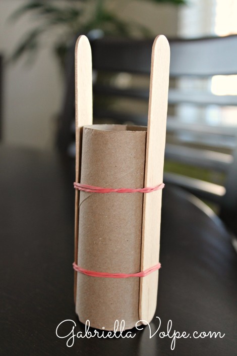 two-pronged loom - knitting and yarn play for the child with special needs