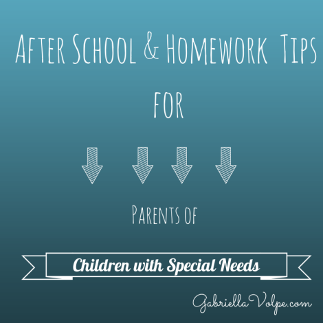 Special needs children and homework