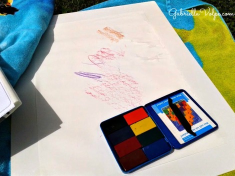 Drawing outdoors