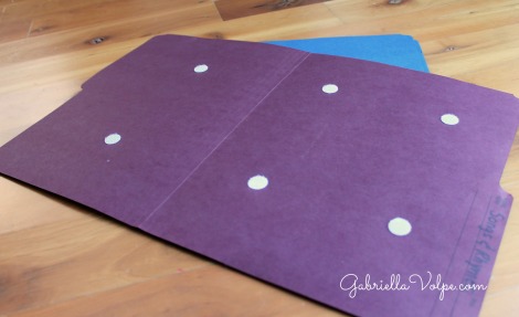 file folders and velcro dots for morning circle with the child with special needs