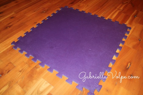 foam mat puzzle piece for seating for child with special needs