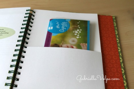 Back pocket of The Caregiver's Notebook by Jolene Philo