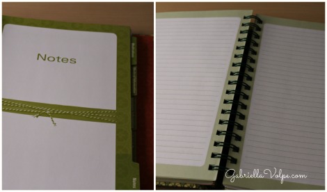 Notes section of The Caregiver's Notebook by Jolene Philo